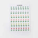 School Supplies Planner Album Self-adhesive Decorative Decals Label Stickers Stationery Stickers Diary Scrapbooking Stickers