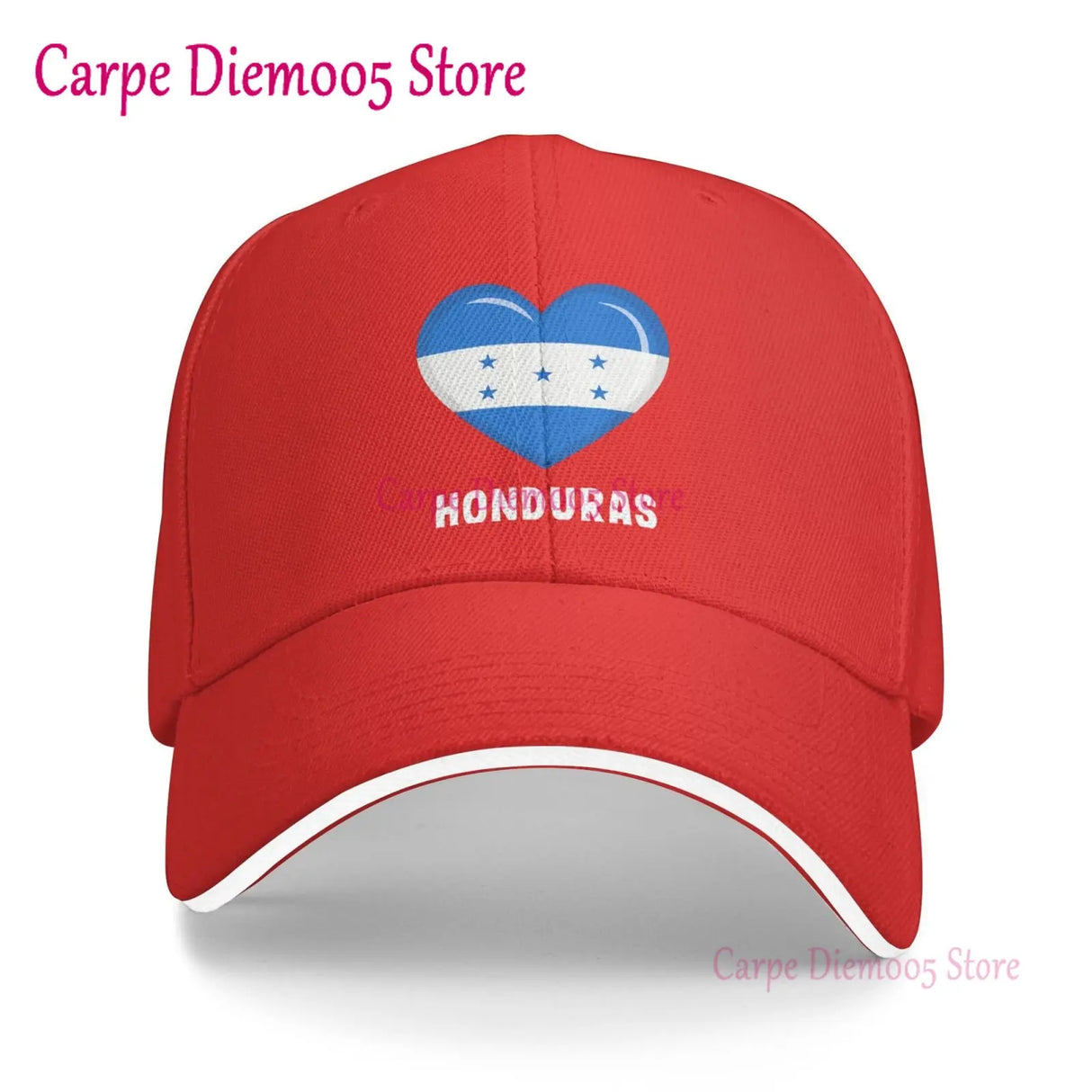 Honduras Flag Unisex Hats Fashion Adjustable Baseball Cap for Men Women