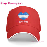 Honduras Flag Unisex Hats Fashion Adjustable Baseball Cap for Men Women