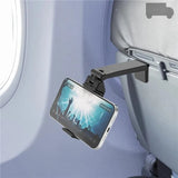Phone Holder Stand Cell Mobile Portable Travel Mount Desk Flight Foldable Rotatable Selfie Holding Airplane & Train Seat Support