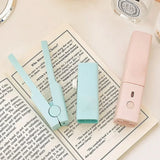 2 in 1 Mini Curling Flat Iron USB Electronic Splint Hair Curler Straightening Styling Tools Hair Curler