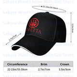 Fashion Beretta-guns Baseball Cap for Men POLYESTER Hats Adjustable Hat Casual Truck driver Hat