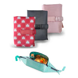 Lunch Bag - When Completely Unzipped it Becomes a Placemat, Food Bag for Men & Women, Flexible, Foldable, Lightweight