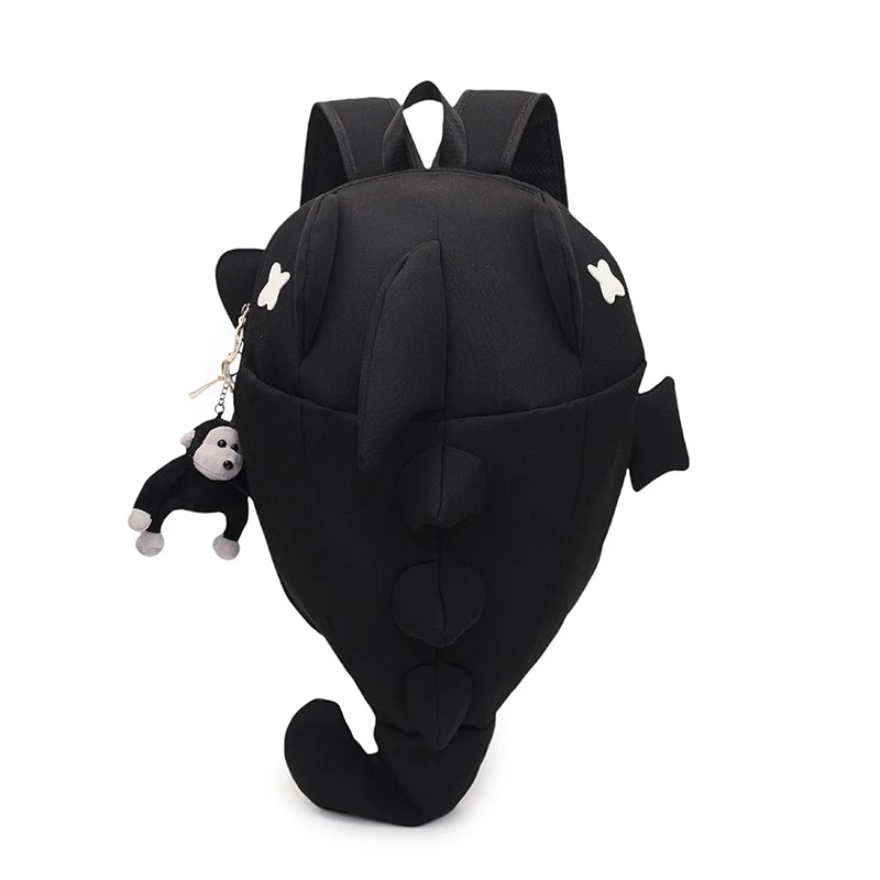 Cartoon Dinosaur Kawaii Backpack College Bag For Boy Girls Unisex Multifunction Waterproof Travel  Bag Fashion Funny School Bag