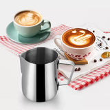 Stainless Steel Milk Frothing Pitcher Espresso Steaming Coffee Barista Latte Frother Cup Cappuccino Milk Jug Cream Froth Pitcher