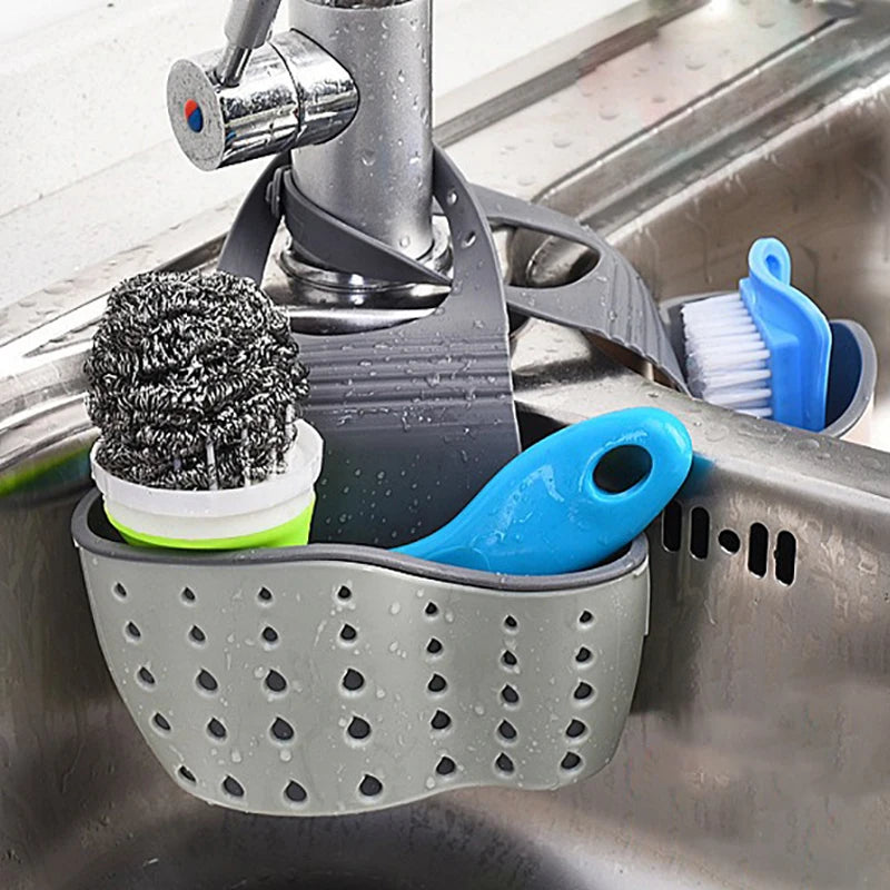 Kitchen Sink Sponge Holder Sponge Holder Sink Accessories Sponge Holder Kitchen Under Sink Organizer SNJ002