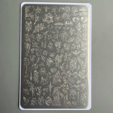 XMQ NAIL ART STAMPING PLATES CAVED WINDOW IMAGE PLATES