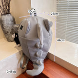 Cartoon Dinosaur Kawaii Backpack College Bag For Boy Girls Unisex Multifunction Waterproof Travel  Bag Fashion Funny School Bag