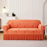 1/2/3/4 Seater Sofa Cover Single Double Three Four-Seater Elastic All-inclusive Dustproof Sofa Cover Yksivärinen sohvan kansi