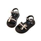 Girls' Shoes Children's Princess Sandals 2024 New Summer Summer Baby Soft Soled Ocean Beach Big Children's Sandals
