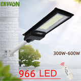 Solar Street Lights with Radar Sensor Outdoor Lighting Solar Powered Road  Light Remote Garden Patio Security Flood Light