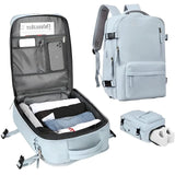 Customizable Travel Laptop Backpack, Business Anti Theft Durable Carry On Backpack with USB Port, Water Resistant College Bag