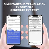 AI Translator Magnetic Bracket 138 Languages Smart Translator Simultaneous Interpretation Voice Call Text Photo Video Translator