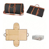Travel garment bag, two-piece carry-on garment travel bag (including toiletry bag), convertible garment bag