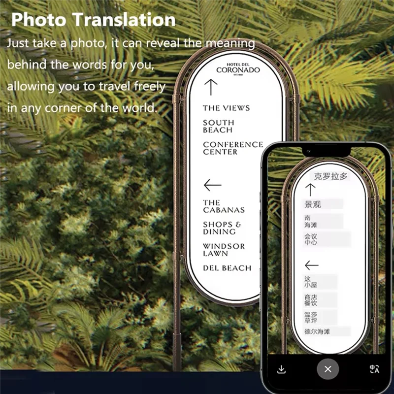 AAAEL-Smart AI Translator Magnetic 138 Languages Simultaneous Interpretation Voice Call Text Photo Video