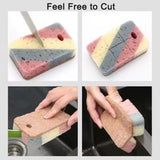 5 Sets Of Double-Sided Cleaning Sponge, Honeycomb Sponge, Household Dishwashing, Cleaning, Decontamination, Cleaning Wipe