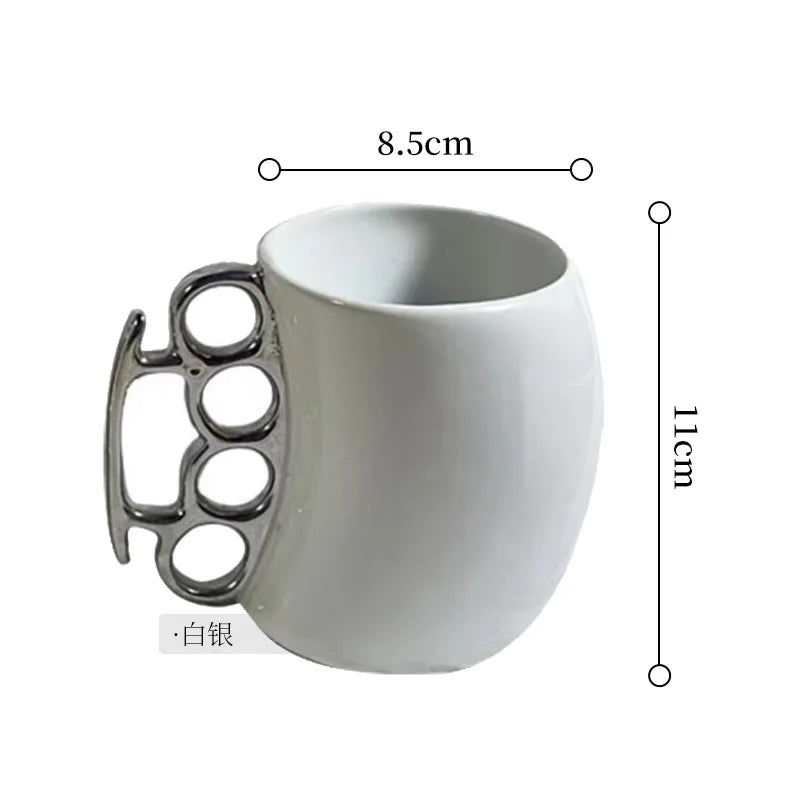 ceramic knuckle mug fistic fist mug cup