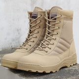 2025 New Tactical Boots Men Boots Special Force Desert Combat Male Boots Outdoor Hiking Boots Ankle Shoes Men Tactical Boots