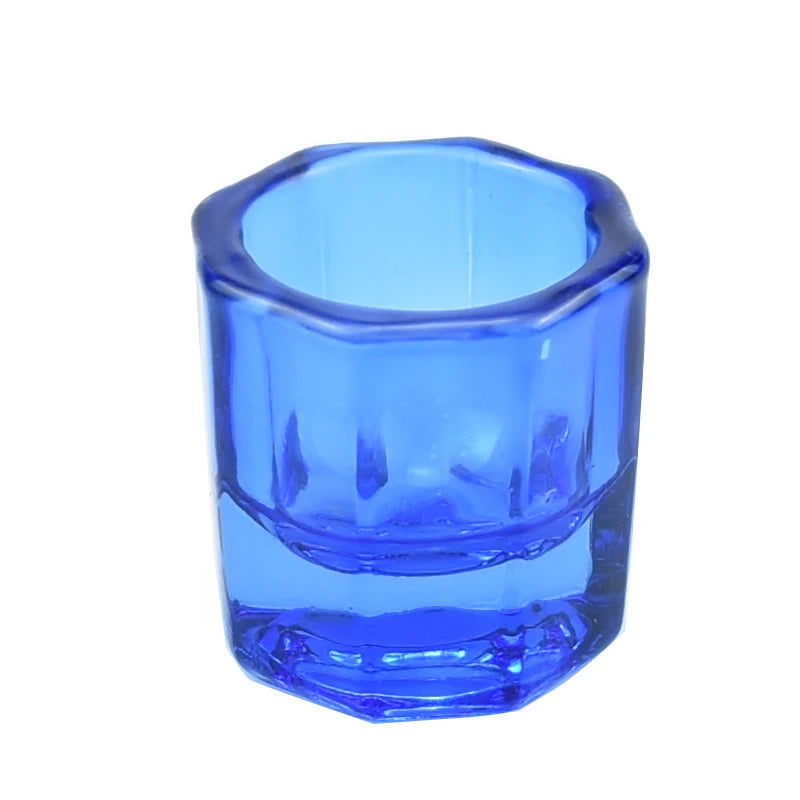 Dentistry Mixing Bowls Glass Dish Household Octagonal Cups for Dental Lab Powder Holder Container Tool