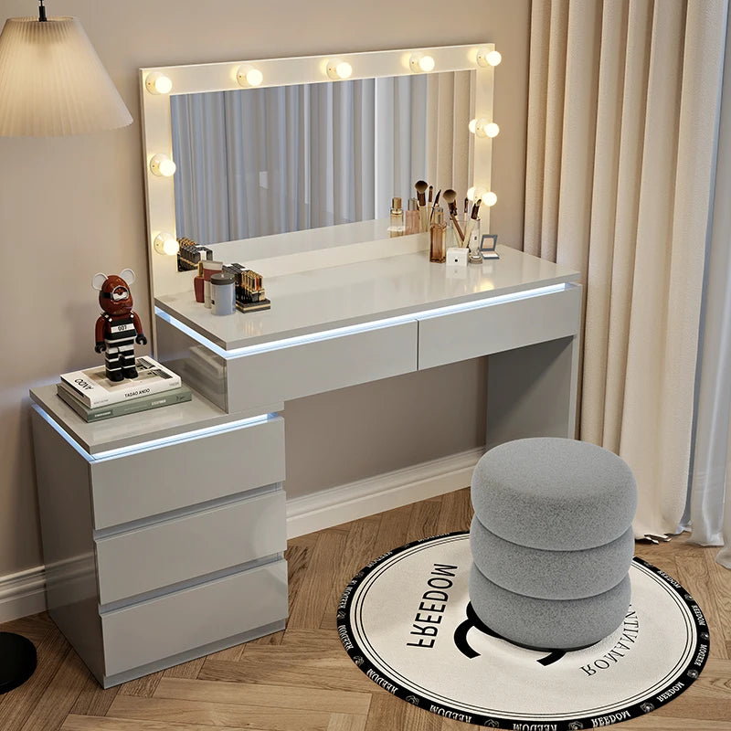 Drawer Organizer Wooden Dressing Table Girls Italian Simple Storage Dressing Table White Makeup Moveis Para Quarto Furnitures