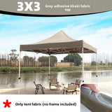 Thiened Four-Legged Umbrella Tent Top Cloth 3x3 Outdoor Sunade Waterproof Sun Protection Large Umbrella Canvas Stall