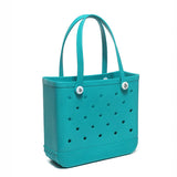 EVA Beach Bogie Bags Beach Tote Bags Women's Large Capacity Handbags Fashion Ladies Beach Tote Bags Perforated Shopping Bags