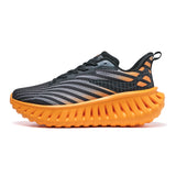 Mens Breathable Bounce Trail Running Shoes Anti-slip Cushioning Outdoor Thick Bottom Running Shoes Couple Sneakers