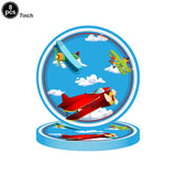 Fighter Plates Airplane Birthday Party Decor Plane Plates Blue Sky Plates Two Fly Paper Plates Napkins Party Supplies for Boys