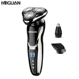 Electric Razor For Men, 3 In 1 Electric Shaver Nose Hair Trimmer USBRechargeable Portable Razor 3D Floating Blade Digital