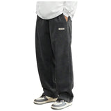 Corduroy Pants Men Clothing Sweatpants Loose-Fit Casual Pants Man Baggy Hosen Regular Length Trousers Men Cargo Pants Women