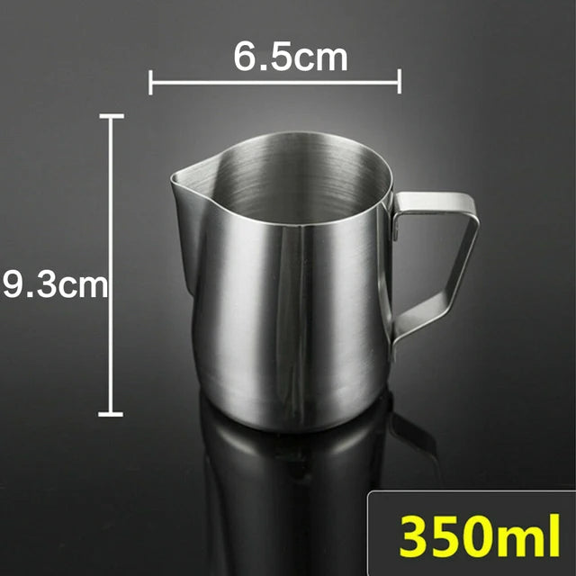 Stainless Steel Milk Frothing Pitcher Espresso Steaming Coffee Barista Latte Frother Cup Cappuccino Milk Jug Cream Froth Pitcher