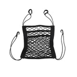 Car Storage Net Bag Between Seats Car Styling Storage Bag Elastic Mesh Net Organizer Auto Accessories