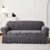 1/2/3/4 Seater Sofa Cover Single Double Three Four-Seater Elastic All-inclusive Dustproof Sofa Cover Yksivärinen sohvan kansi