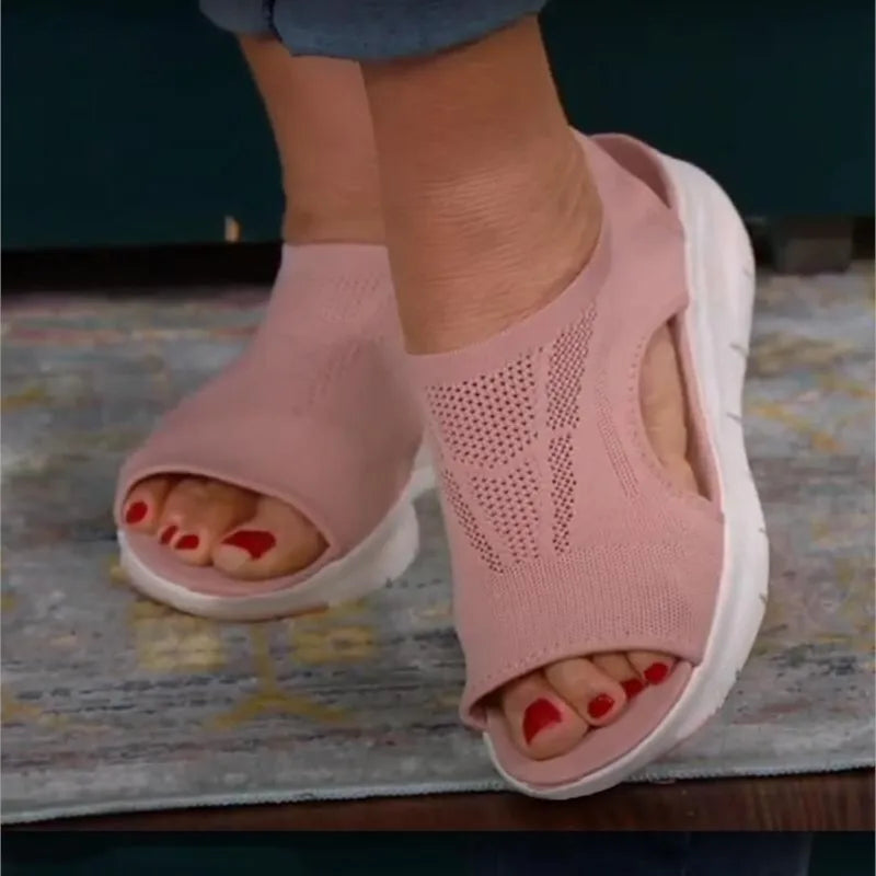 Women's Shoes Summer 2025 Comfort Casual Sport Sandals Women Beach Wedge Sandals Women Platform Sandals Roman Sandals Plus Size