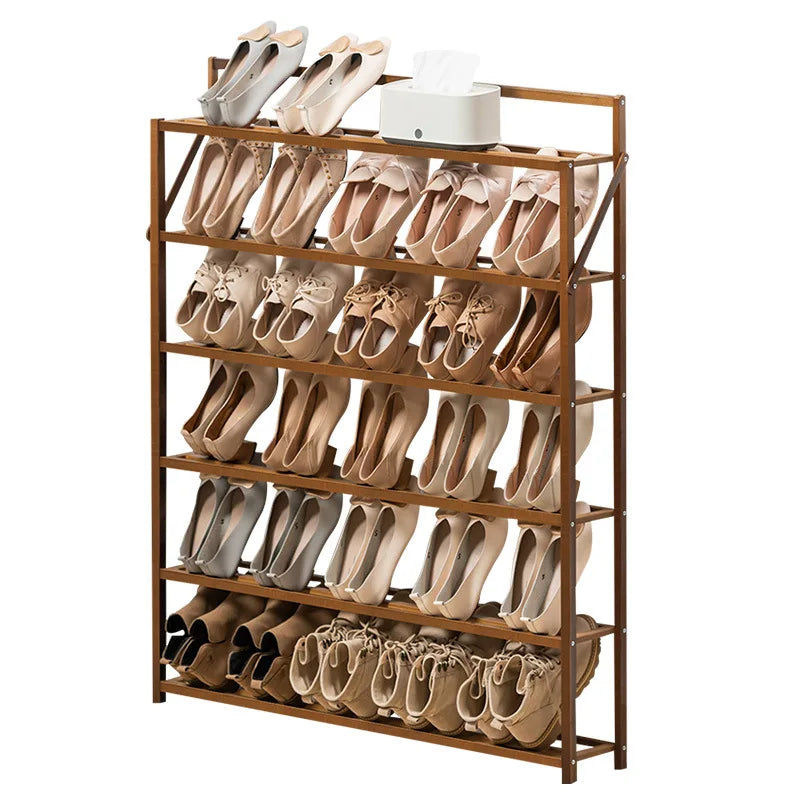 Shoe Racks Organizer Wooden Narrow Shoe Rack Ultra Thin Vertical Shoemakers Space-saving Entrance Shoes Closet Home Furniture
