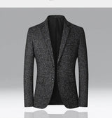 Mens Jacket Blazer Casual Suit Spring Thin Middle-aged Single Western Top for Men