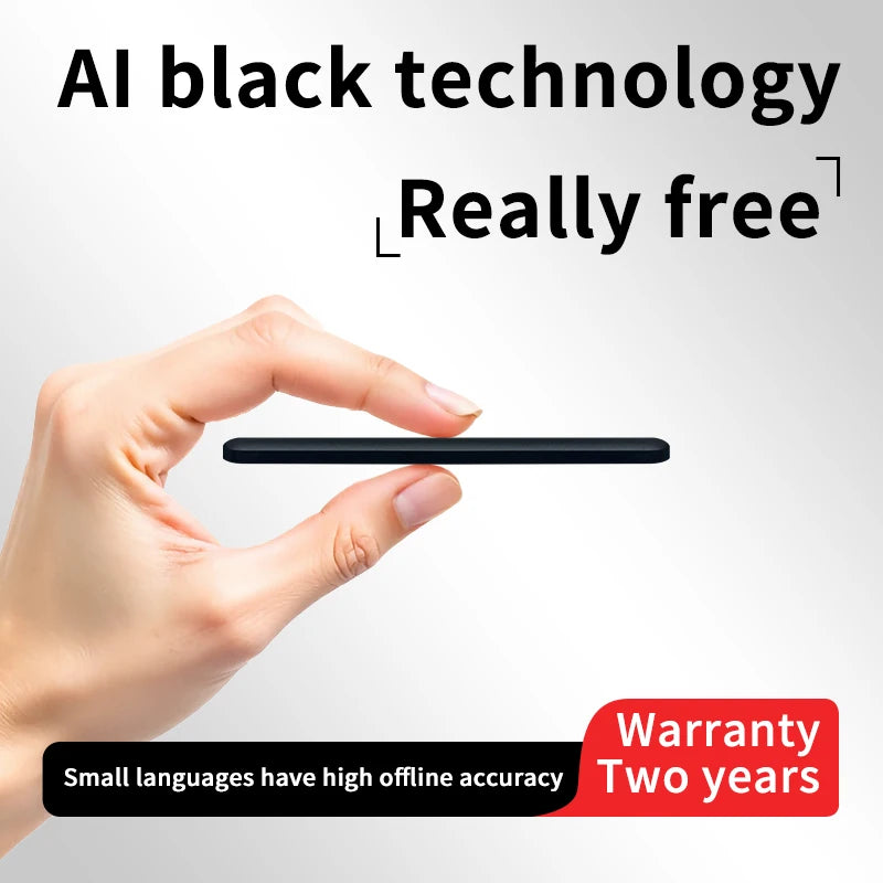 140+ Language Translator Device Ai Two Way Real Time Voice Instant Translator Magnetic Phone Stand Design for Travel