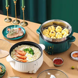 Electric cooking pot 1-2-3 people dormitory student multi-functional electric hot pot small household mini electric cooking pot