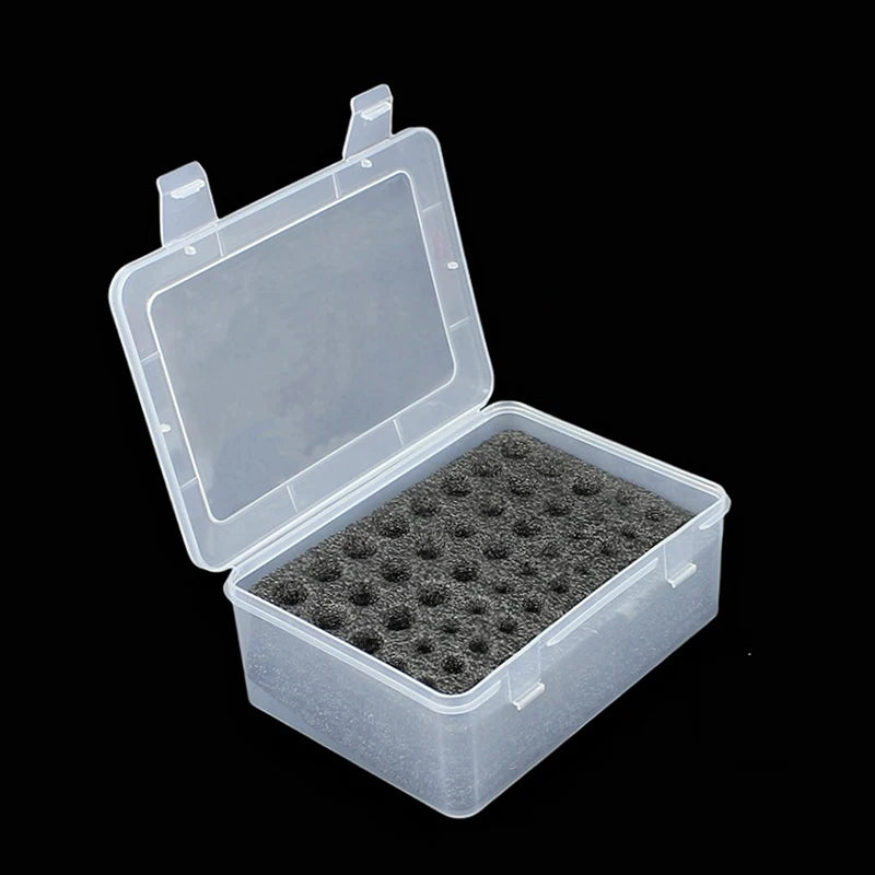 Battery Storage Organizer Holder Holds 54 AA AAA Batteries, Battery Box Case Garage Container,Home Drawer Organization Dispenser