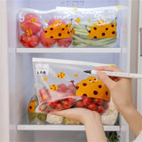 Reusable Zip Lock Bag Transparent Storage Bag with Zipper Sealing Plastic Bag Travel Freezer Camping Kitchen Gadgets