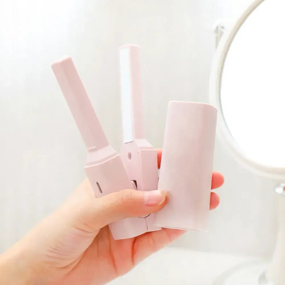 2 in 1 Mini Curling Flat Iron USB Electronic Splint Hair Curler Straightening Styling Tools Hair Curler