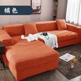 Sofa Cover for Living Room Thick Elastic Polar Fleece 1/2/3/4 Seater L-shaped Corner Sofa Cover for Sofa Chaise Longue