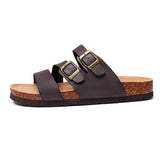 Kidmi New Women Sandals With Three Straps Summer Nonslip Sandals Casual Ladies Beach Sandals Soft Holiday Pool Cloud Sandals
