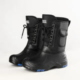 Winter Men's Outdoor Boots Warm Waterproof Snow Boots for Men Fishing Boots Men's Non-slip Hiking Boots Male Sneakers Work Boots