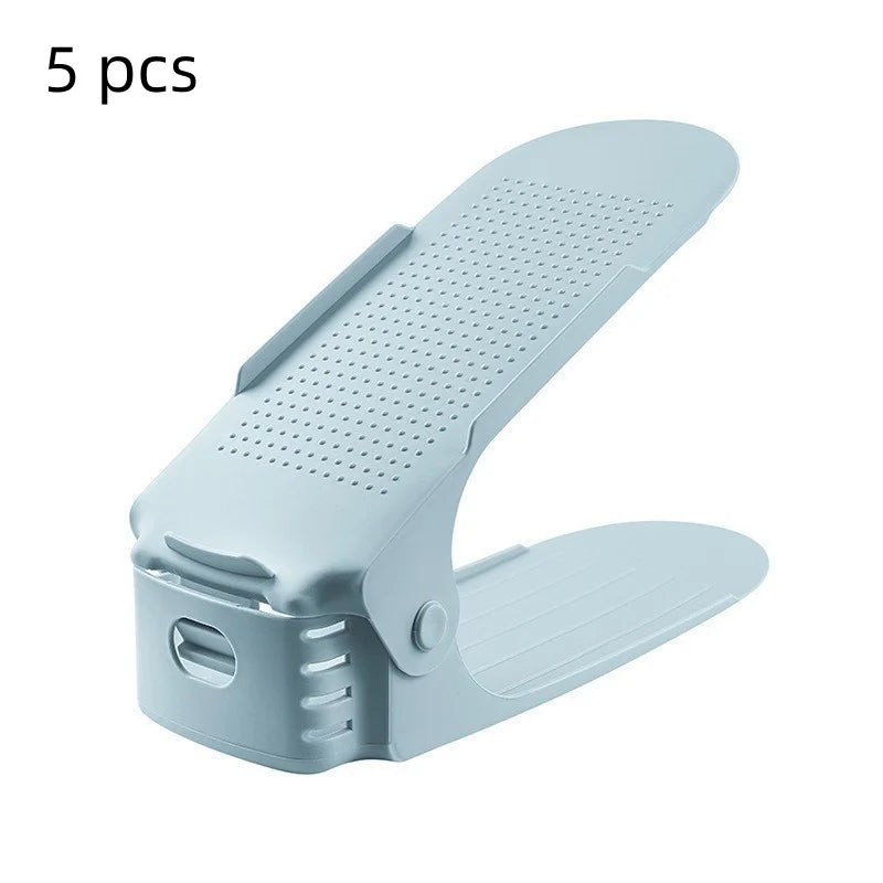 5 adjustable shoe racks for storing shoe artifacts, available in various colors for you to choose from.