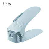 5 adjustable shoe racks for storing shoe artifacts, available in various colors for you to choose from.