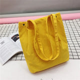 Bags for Women 2021 Corduroy Shoulder Bag Reusable Shopping Bags Casual Tote Female Handbag for A Certain Number of Dropshipping