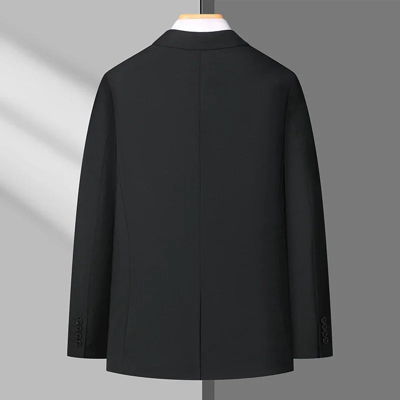 Blazer Masculino Men's Fashion Business Trend British Style Gentleman Slim Professional Formal Dress Wedding Men's Summer Suit