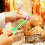 10PCS Adjustable Silicone Food Bag Sealing Strap Multifunctional Food Preservation Sealing Clip Kitchen Food Freshness Gadgets