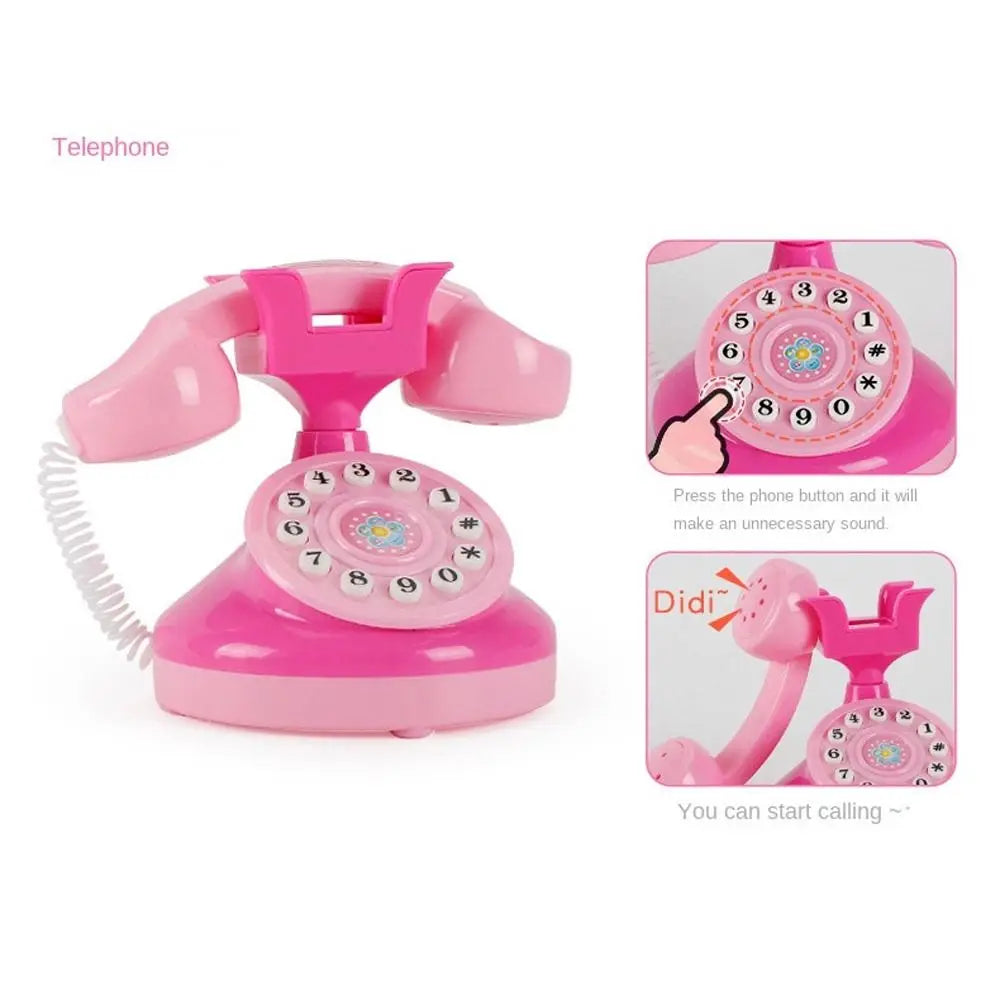 Coffee Machine Household Appliances Toys Toaster Blender Cooking Pretend Play Set Sweeper Vacuum Cleaner Kitchen Toys